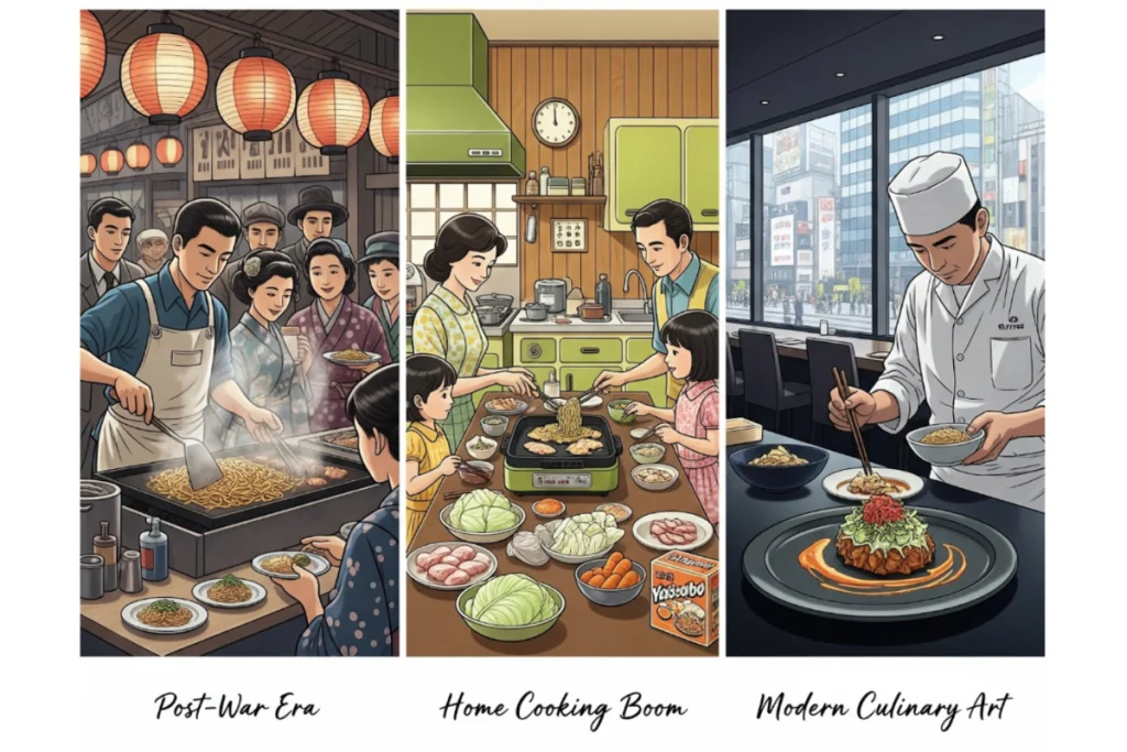 Explore the fascinating history of yakisoba noodles, a beloved Japanese street food.